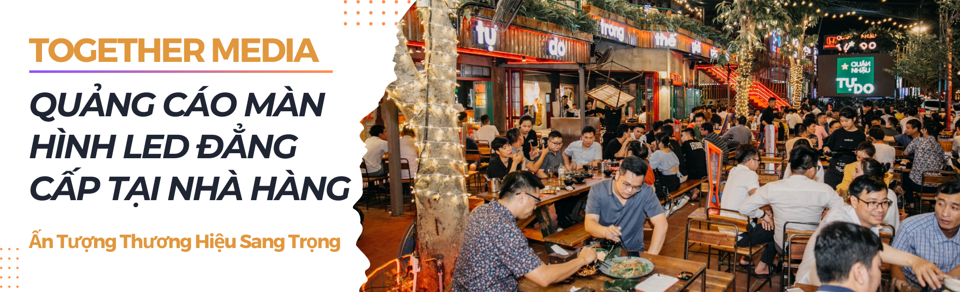 Quảng Cáo Màn Hình LED Đẳng Cấp Tại Nhà Hàng - Ấn Tượng Thương Hiệu Sang Trọng